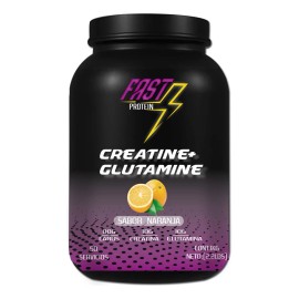 Creatina + Glutamina + Oxido + Clembu 1kg C/u 50 Servicios Naranja - Manzana