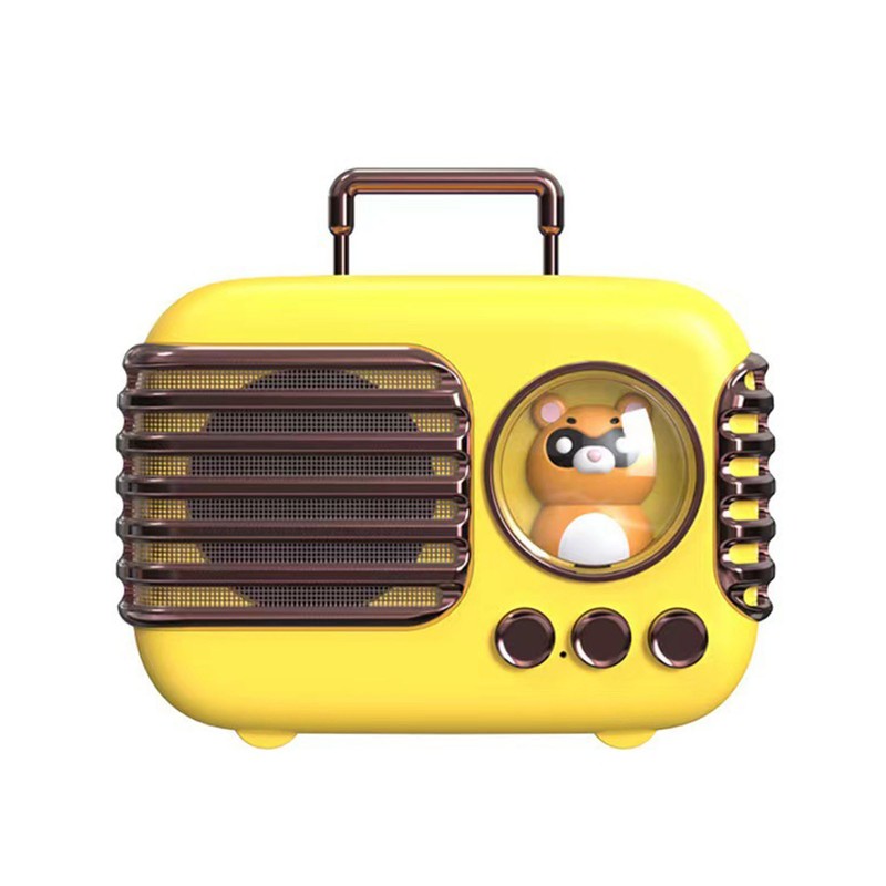 Cute Retro Bluetooth Speaker Mini Luggage Mini Speaker Creative Vintage