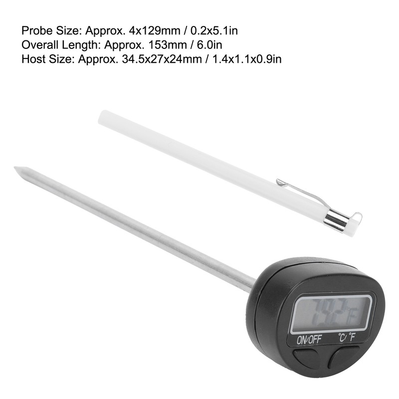 Baking Milk Barbecue Thermometer Accurate Food Temperature Measurement Tool for