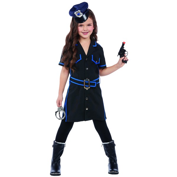 Girl policewoman costume cop Gendarmin, 140, multicoloured
