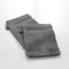 Douceur d'Intérieur 2 Face Cloths Charcoal Grey 15 x 21