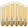LiteHistory Dimmable T10 LED Bulb 4W Equal E26 Edison Bulb