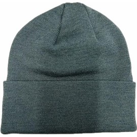 Leuchtfeuer Strickwaren Föhr 306 Fine Knit Hat (Anthracite 100% Merino Wool, Simple Envelope, Made in Germany (Olive), olive
