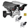 Solar Powered Simulated Dummy Camera Security CCTV Outdoor Waterproof Emulational