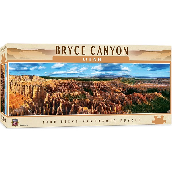 MasterPieces National Parks Panoramic Jigsaw Puzzle, Bryce Canyon, Utah, Photographs by James Blakeway, 1000 Pieces