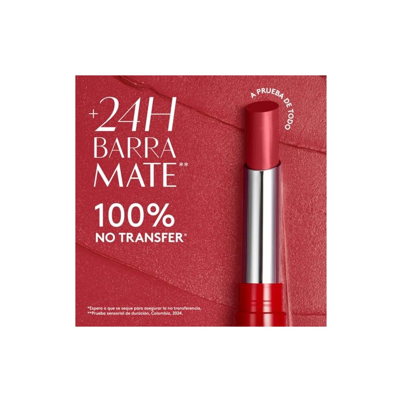 ésika – Labial Colorfix Barra 2 g, Acabado Mate, Larga