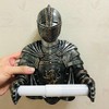 Toilet Paper Holder Tissue Storage Roll Medieval Statue Knight to