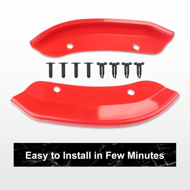 JDMON Front Bumper Lip Splitter Protector Compatible with Dodge Challenger