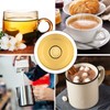 Simtive Teapot Warmer, Brushed Stainless Steel Tea Warmer with Tealight