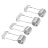 Spring Hinge Door Closer, 4 Pack Self Closing Universal Butterfly