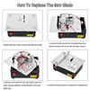 Precision Mini Electric Table Saw, DIY Hobby Handmade Woodworking Bench