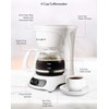 EUROSTAR ECM622W 4-Cup Coffeemaker, White