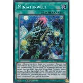MP22-DE225 - Miniature World - Secret Rare - German - 1st Edition - in Set with Ultrapro Toploader - Yugioh