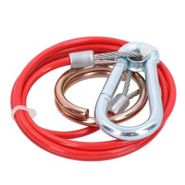 AB Tools 1m 2mm Braked Trailer Break Away cable (red) TR027