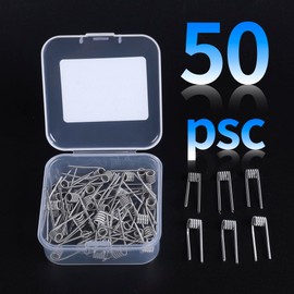 Hot Heating Resistance Wire - Versatile for Kilns, Pottery, Forging. Hybrid Core, Ideal for Prebuilt Coils and Fused Clapton Wire Creations. Coil 316L 0.8x0.3+34ga