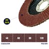 Dapetz ® Professioanl Abrasive Flap Discs 115mm 4.5" 40 Grit