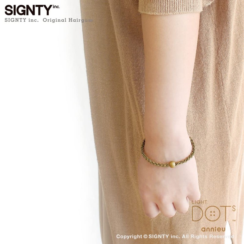 LIGHT DOTS annieu Hair Rubber Light Dots Annu 3 Piece