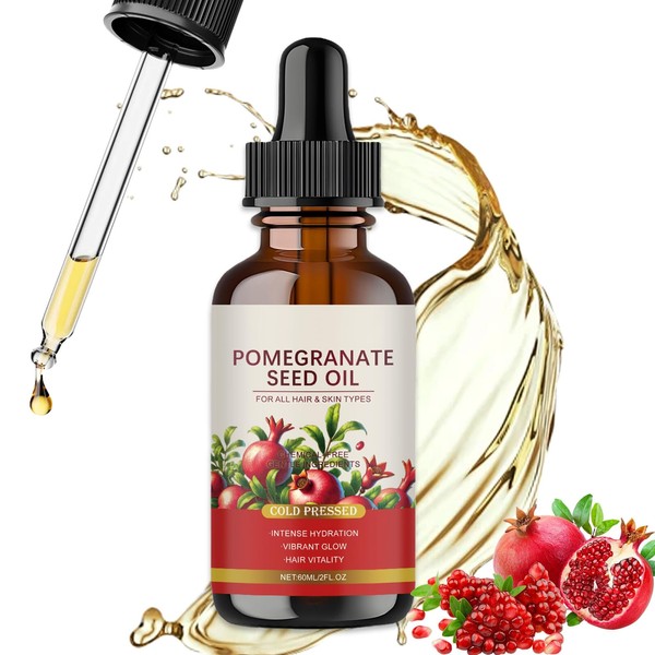 Soleneva Granatapfelkernöl für Gesicht, Körper und Haarpflege - 60ml Granatapfel