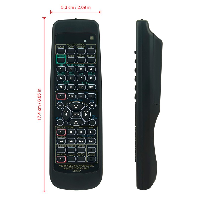 ALLIMITY Remote Control Replacement for Pioneer CD Receiver AXD7247 VSX-D510