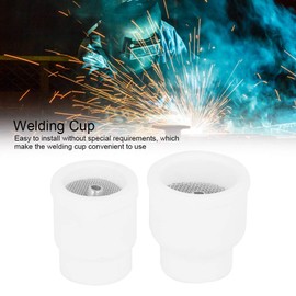 2pcs Ceramic Welding Cup Kit 10#12# Manual Tool for WP-17/18/26/9/20-Agon Arc Welding Gun