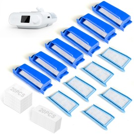 52PCS CPAP Filters for Dream Station 1 Filters, Include 6 Assembled Filters, 20 Ultra-fine Filters, 20 Foam Filters for DreamStation 1 Filter Accessories Supplied by IBEET