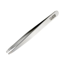 Rubis Universal Stainless Steel Tweezers with Straight Tips for Precise Eyebrows and Hair Removal, 1K302,Rubis Switzerland Swiss Made World Renowned Precision