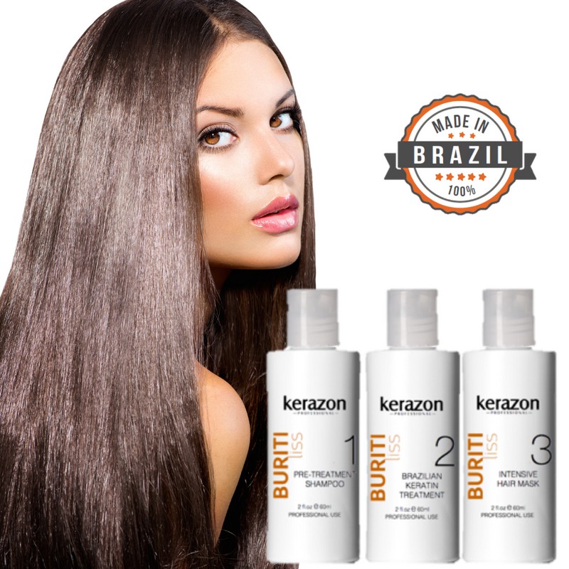 Kerazon Tratamiento de Keratina Queratina Brasileña para Alisar KERAZON Kit