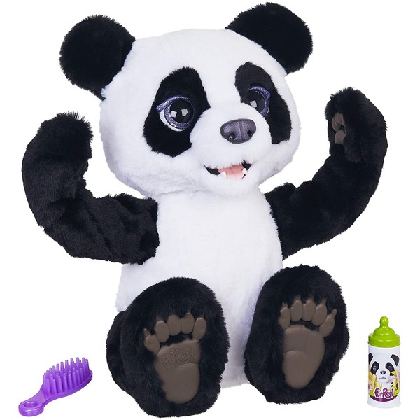 Furreal Plum, The Curious Panda Bear Cub Interactive Plush Toy, Ages 4 & Up ()