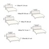 EFELIM Stretch Headboard Covers for Queen Cal King Size Bed