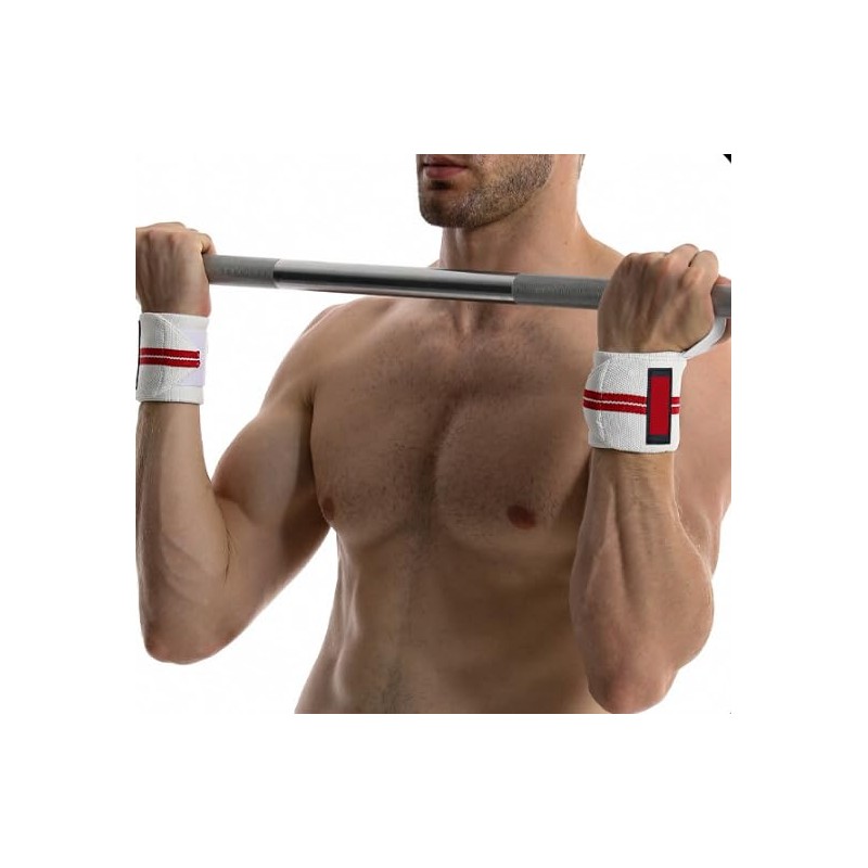 Improved Lifting Support & Stability - Gym Wrist Wraps for