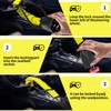 Universal Car Steering Wheel Lock with 3 Keys, High Visibility