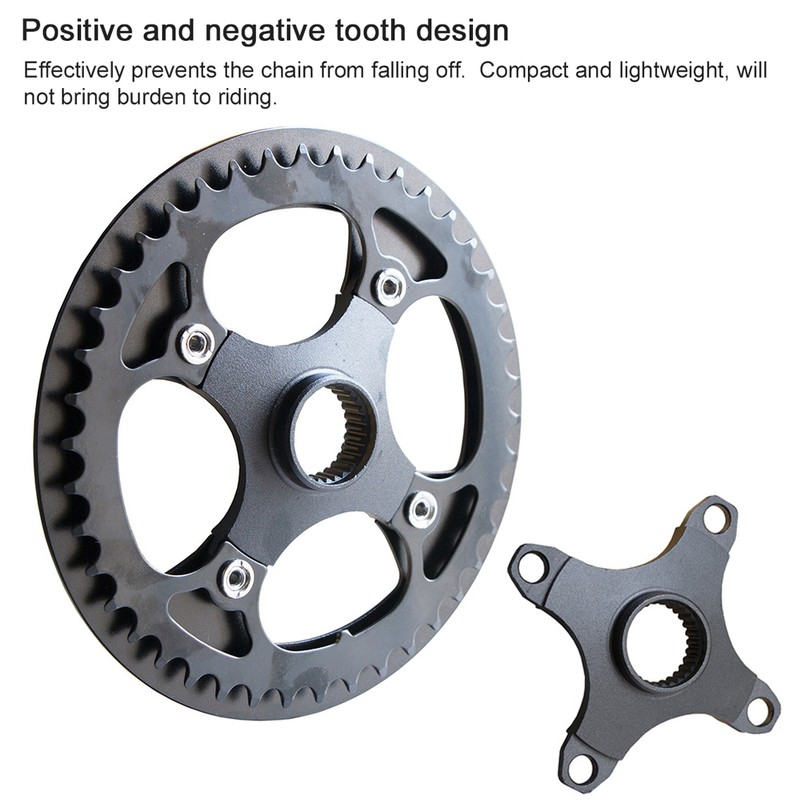 104BCD 42T Bike Chainring Chain Wheel Gear Adapter for Mid
