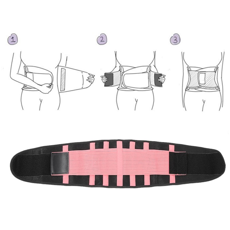 Elastic Adjustable Breathable Waist Belt Lumbar Support Fitness Sports Protection