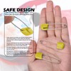 Lxnoap 10 pcs Cloth Diaper Pins Stainless Steel Traditional Safety