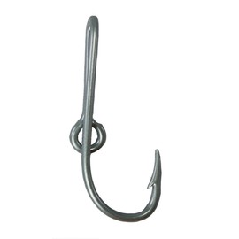 Eagle Claw Silver Hat Hook Fish Hook for Hat Money/Tie Clasp