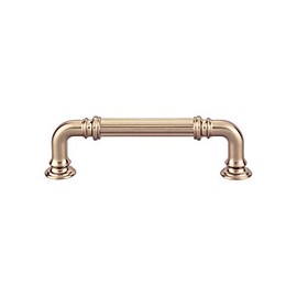 Top Knobs - TK322HB - Reeded Pull 3 3/4" - Honey Bronze - Chareau Collection