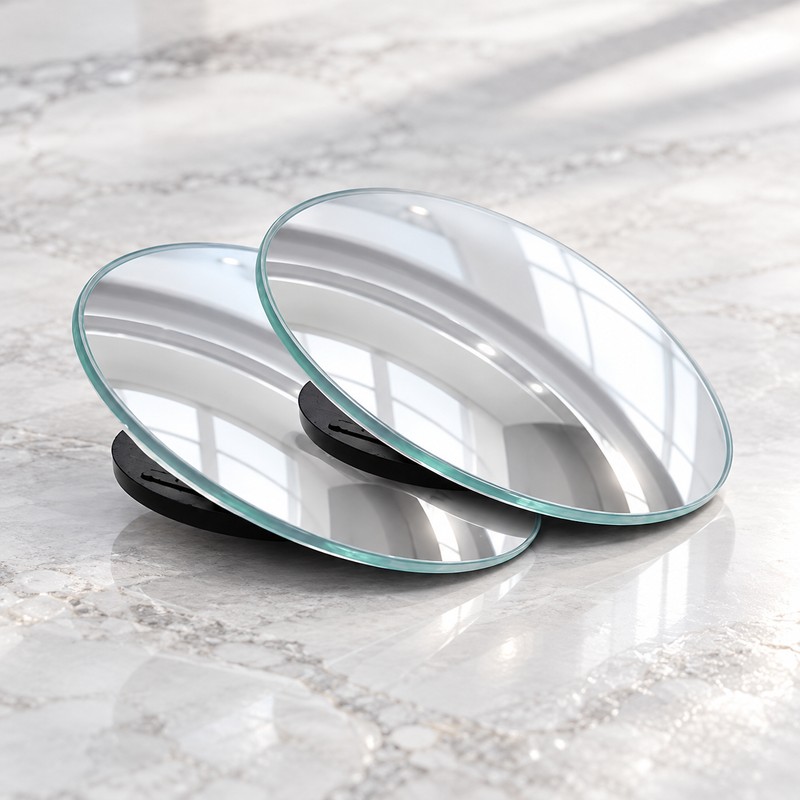 360° Adjustable Blind Spot Mirrors for Cars – Wide-Angle Convex