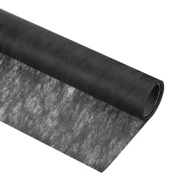 PATIKIL Flower Wrapping Paper, 30ft Floral Bouquet Waterproof Packaging Cotton for Wedding Party, Black