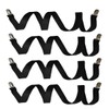 Auivguiv Flat Sheet Clips Adjustable Long Fitted Sheet Keeps Flat
