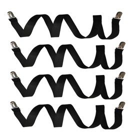 Auivguiv Flat Sheet Clips Adjustable Long Fitted Sheet Keeps Flat Sheet in Place Fits Single, King Size Mattress