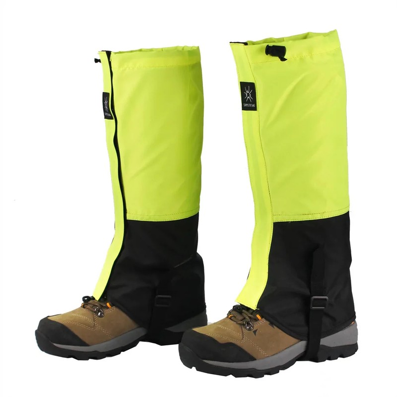 Waterproof Hiking Leg Gaiters for Snow, Sand and Mud Protection,