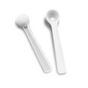 EXTEND LAB Pack of 10 White Plastic Measuring Spoons 150