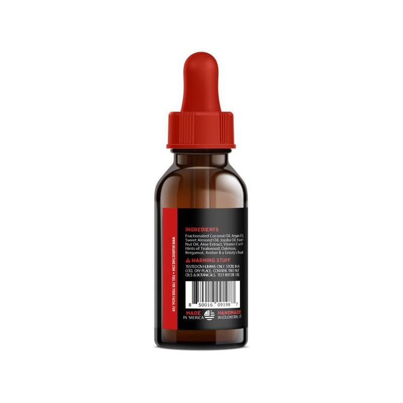 Beard Octane Grizzly Puncher Beard Oil - Teakwood, Oakmoss &