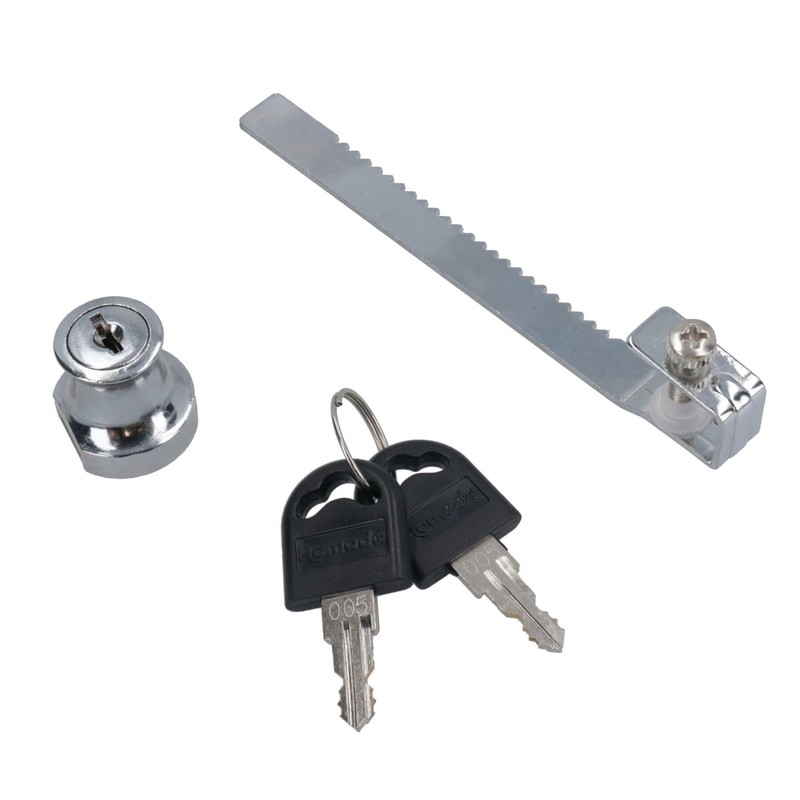 Terrarium Sliding Lock With Key for Security for Glass Vivarium/Terrarium
