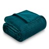 NEWCOSPLAY Super Soft Throw Blanket Dark Teal Premium Silky Flannel