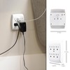 GE 6-Outlet Extender Wall Tap, Grounded Adapter, Outlet Splitter, Charging