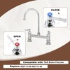 002713-40 002714-40 Handle Stem Assembly, Hot and Cold Side Spindle