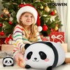 YIIQUWEN Panda Plush, Stuffed Animal Set with 4 Baby Pandas,
