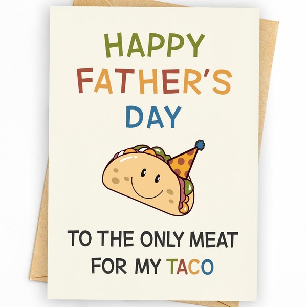WowBefun Funny Fathers Day Card & Gifts from Wife |