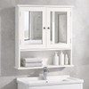 Panana Wall Mounted Bathroom Cabinet Wall Cabinet with 2 Mirrored
